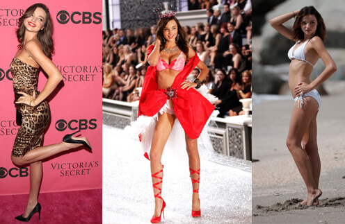 Как следит за фигурой Миранда Керр