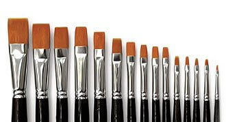 Кисти из синтетики для творчества