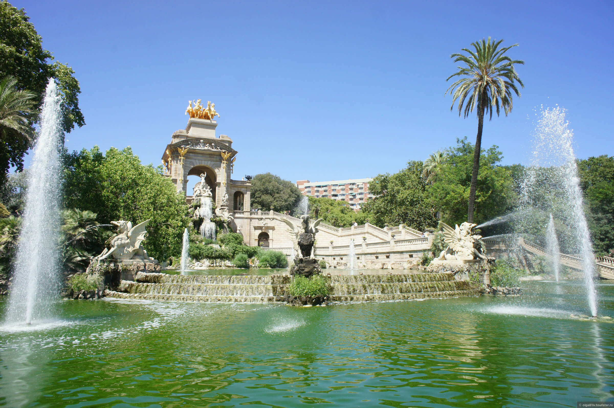 Парк Сьютаделья в Барселоне