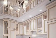 Светлые кухни в стиле классика