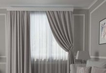 Шторы в гостиную в современном стиле