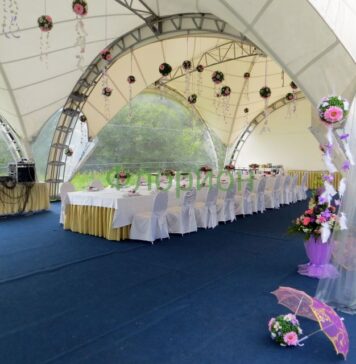 Шатер: современный способ украсить праздник