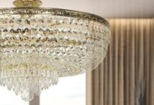 Хрустальные люстры в интерьере