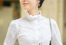 Как носить одежду с викторианским воротником?