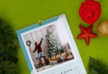 Календарь с фотографиями онлайн в программе Mimigram