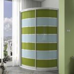 Радиусные шкафы в интерьере