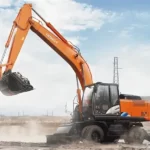 Где применяется колесный экскаватор?