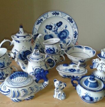 Причины популярности гжельской росписи