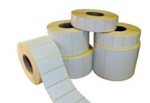 Применение самоклеящихся этикеток