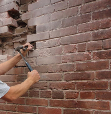 Технология ремонта кирпичной кладки