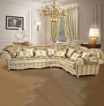 Угловой диван в классическом стиле