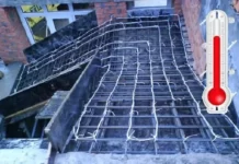 Технология прогрева бетона с помощью проводов