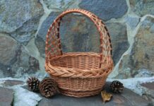Преимущества плетеных корзин из лозы