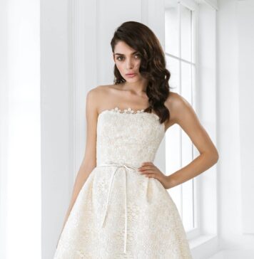 Короткое свадебное платье 2023