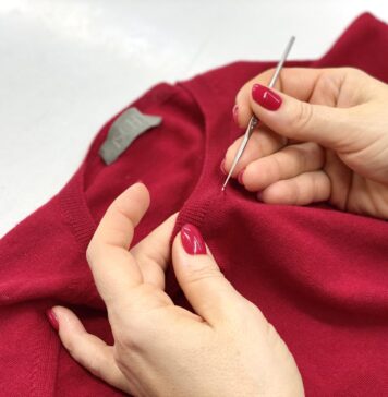 Виды ремонта трикотажной одежды