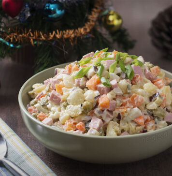 Салат оливье: как приготовить вкусное и красивое блюдо