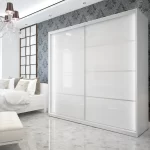 Белый шкаф-купе: особенности белоснежной мебели